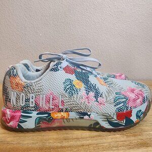 NOBULL Trainer Shoes Mens Size 10 SuperFabric Tropical Floral Cross Training